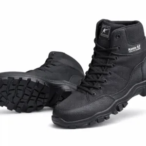 Botas negras de trabajo Kenix AZ para vigilancia y uso diario en Colombia